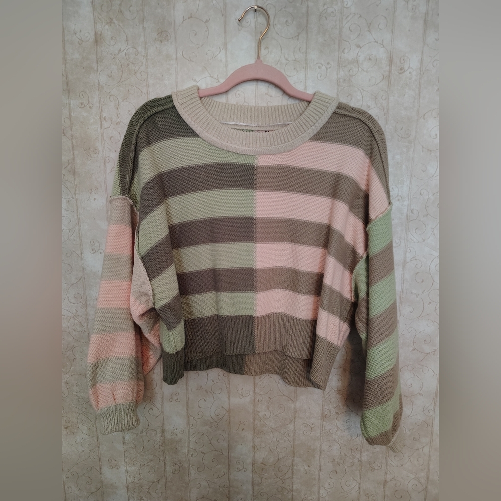 Papermoon Pastel Striped Women's Sweater